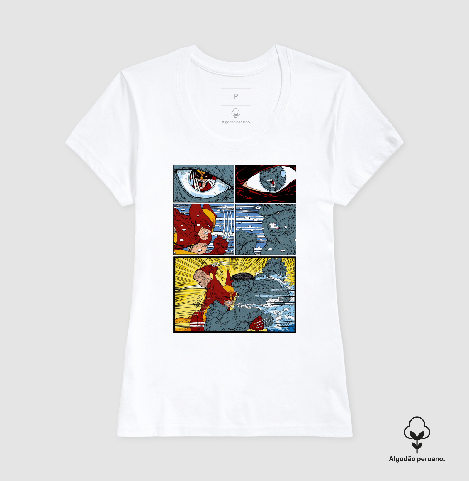 CAMISETA WOVERINE x HULK - TIRA - Imagem 7