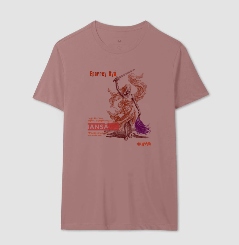 camiseta IANSÃ iorubá masculina - Imagem 8