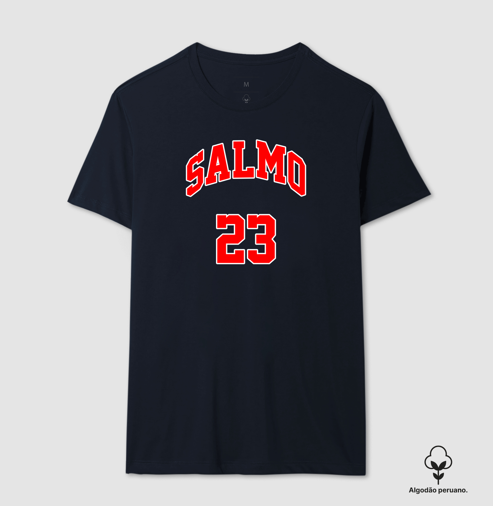 Camiseta Algodão Peruano Cristã Salmo 23 - Imagem 2