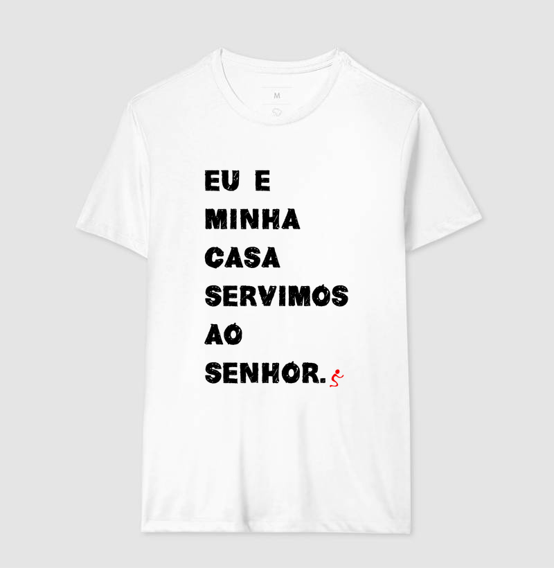 Camiseta Cristã Eu e Minha Casa Serviremos ao Senhor - Imagem 4