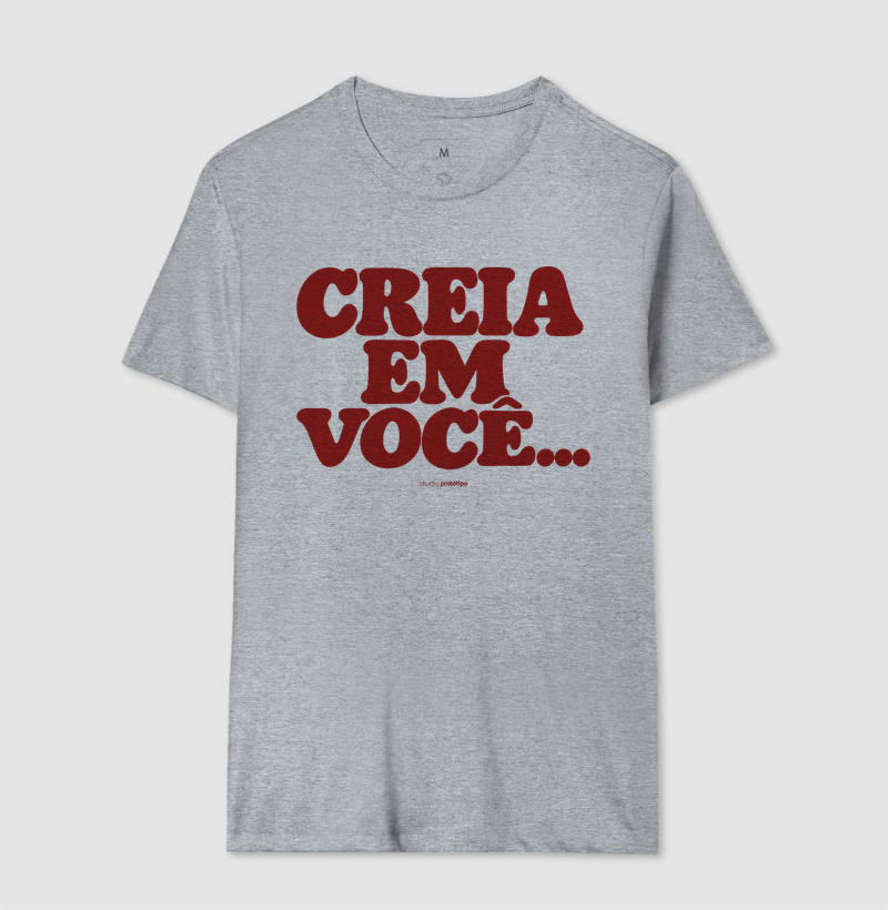 Camiseta Creia em Você (estampa G) - Imagem 8