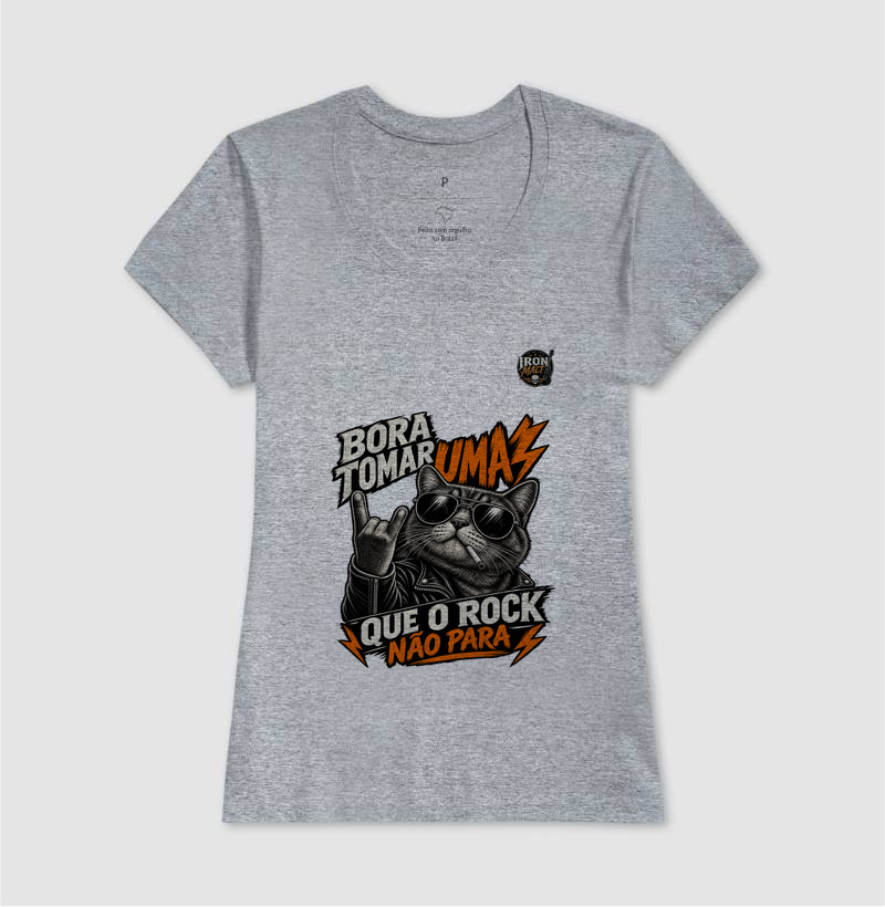 Camiseta Rock Cat – Estampa Gato Rockeiro de Óculos e Jaqueta - Imagem 9