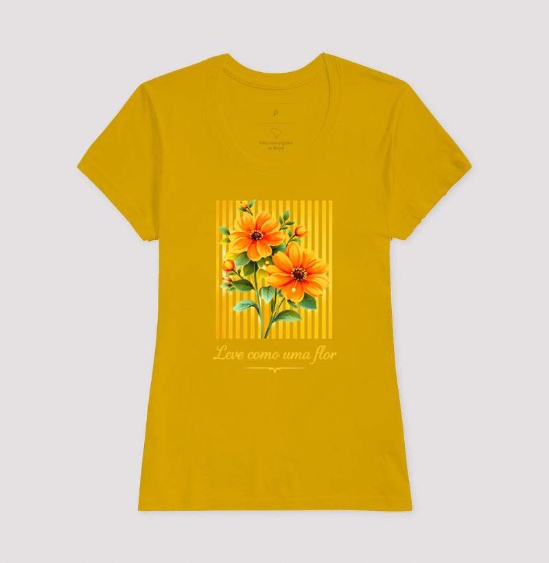 Camiseta Leve como uma flor  - Imagem 15