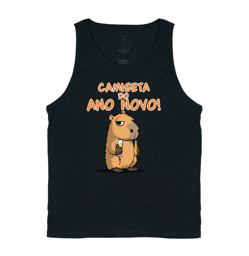 Camiseta Capivara Ano Novo - Imagem 3