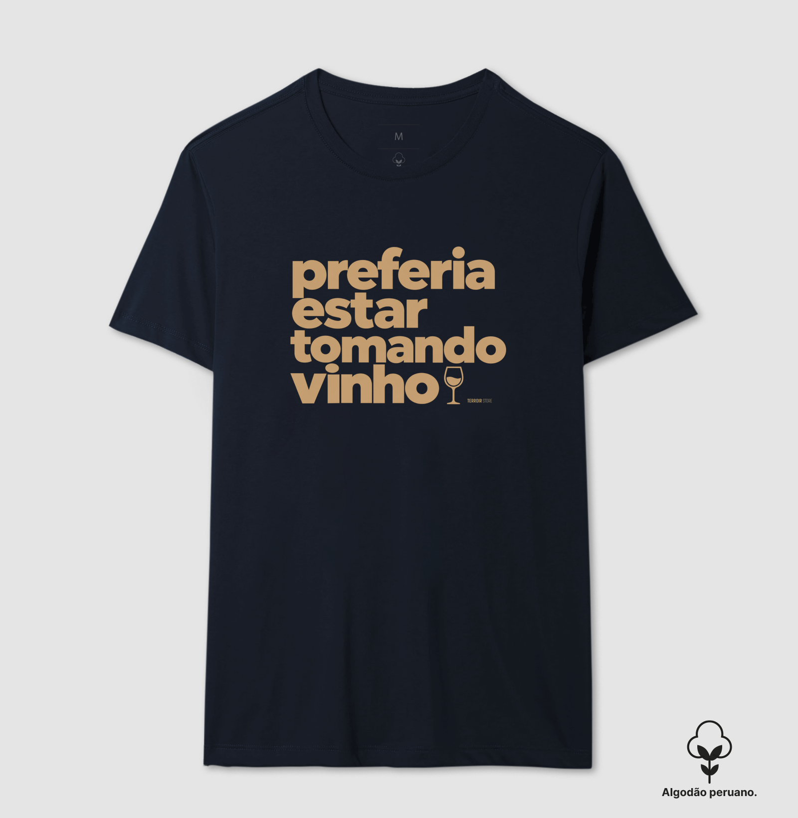 Camiseta Preferia Estar Tomando Vinho – Frase Divertida de Vinho - Imagem 2