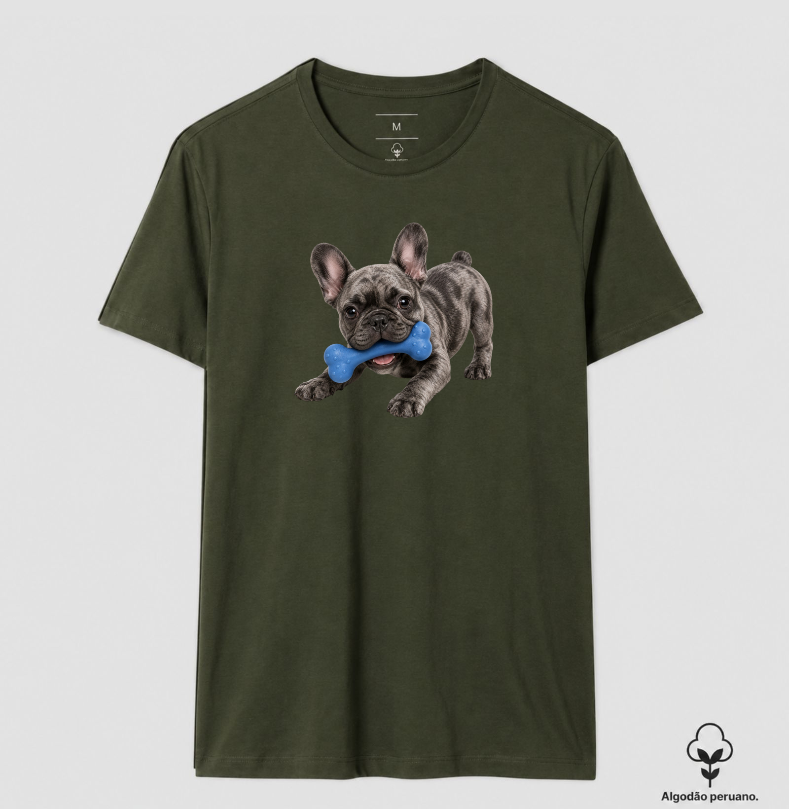Bulldog (Buldogue) Francês Cinza - Desenho Animado - Imagem 5