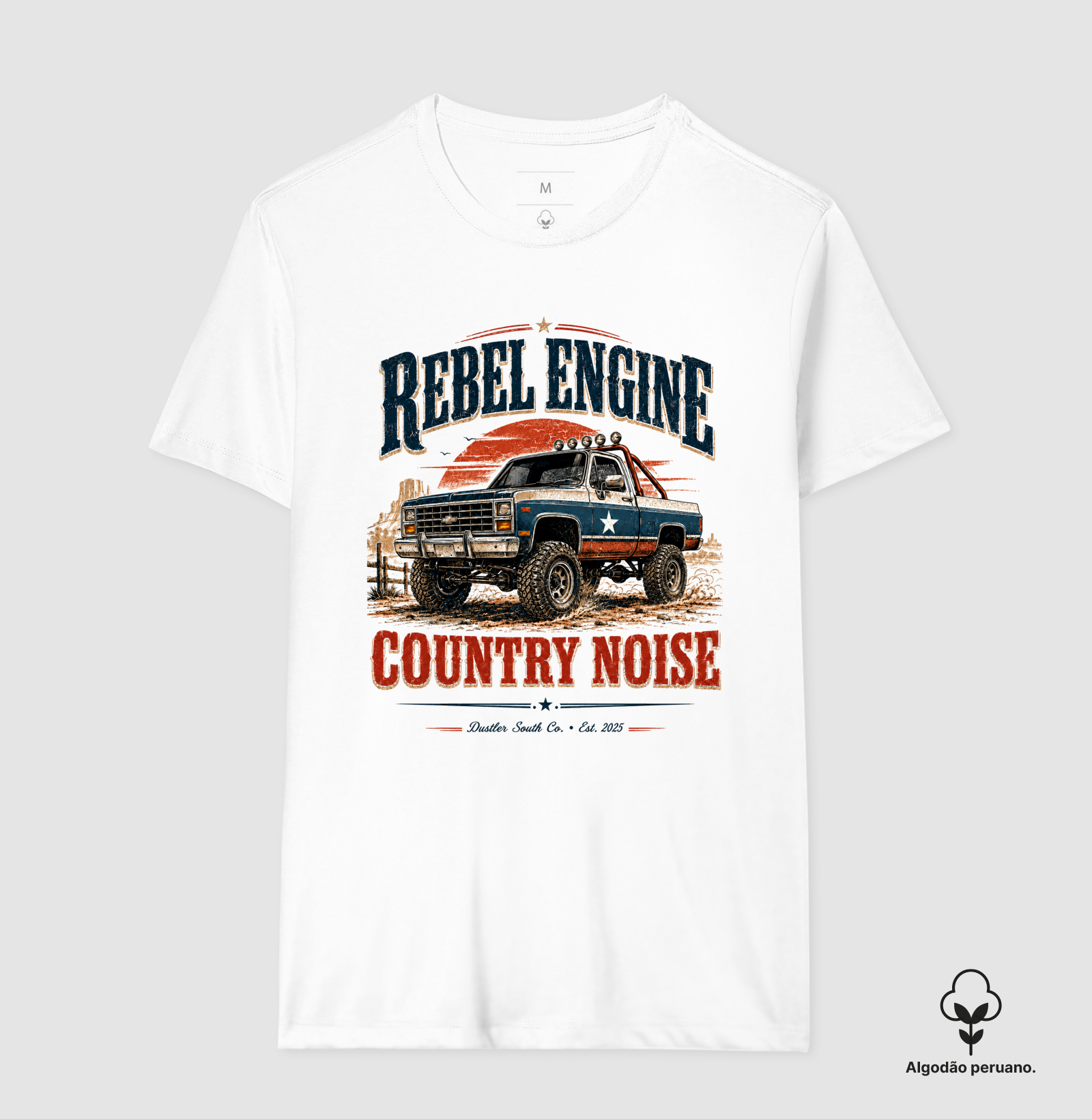 Camiseta Country  Truck Rebel Noise - Imagem 2