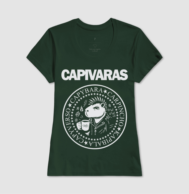 Camiseta Capivara Punk Rock - Imagem 11