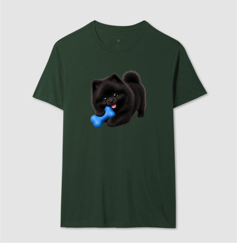 Pomerânia (Spitz Alemão) Preto - Desenho Animado - Imagem 12