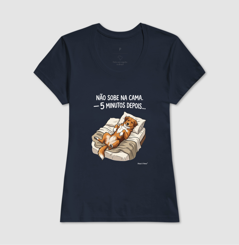 CAMISETA NOSSO MASCOTE SOBE NA CAMA - Imagem 7
