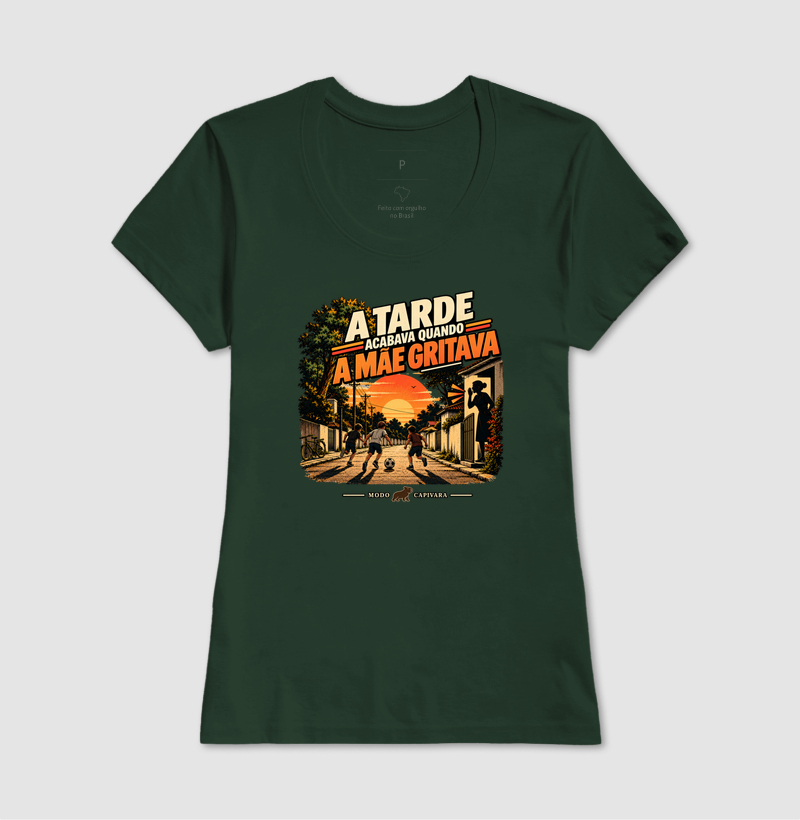 A TARDE ACABAVA QUANDO A MAE GRITAVA - Modo capivara - Camiseta - Imagem 15