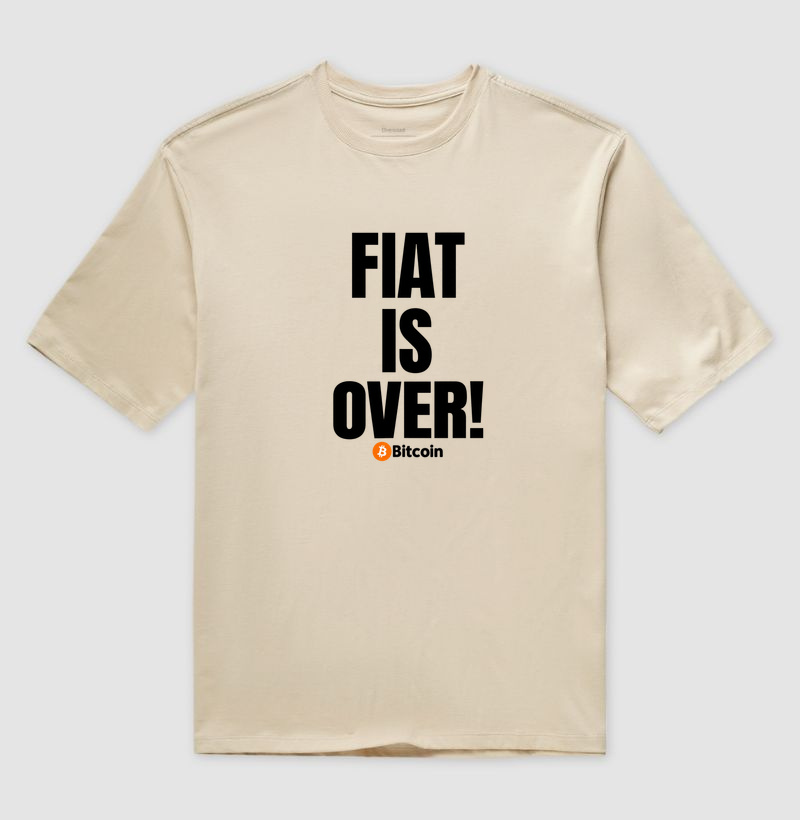 Camiseta Bitcoin Fiat Is Over - Imagem 3