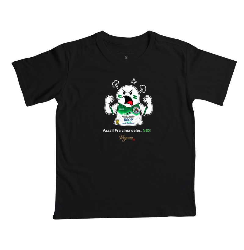 Camiseta Infantil, Menino, Menina, Juvenil de Algodão Peruano Futebol "Vai! Corre! Pra cima, NBX!"  - Imagem 5