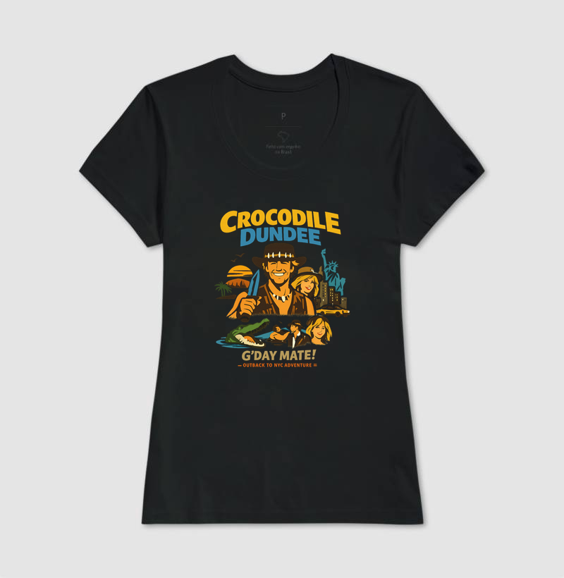 Camiseta Crocodilo Dundee Day Mate - Imagem 3