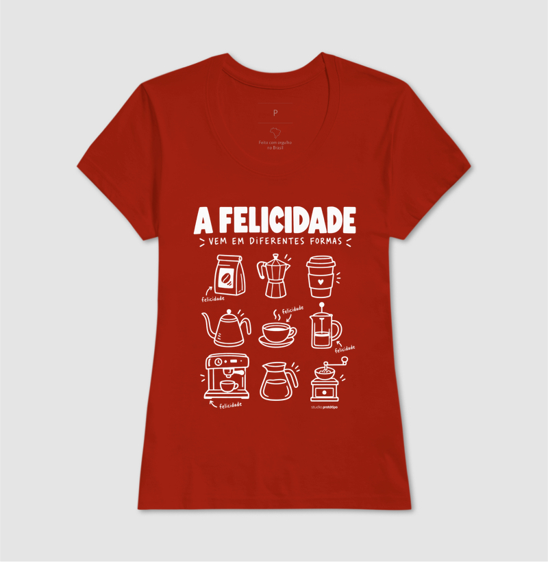 Camiseta A Felicidade Vem em Diferentes Formas - Imagem 11