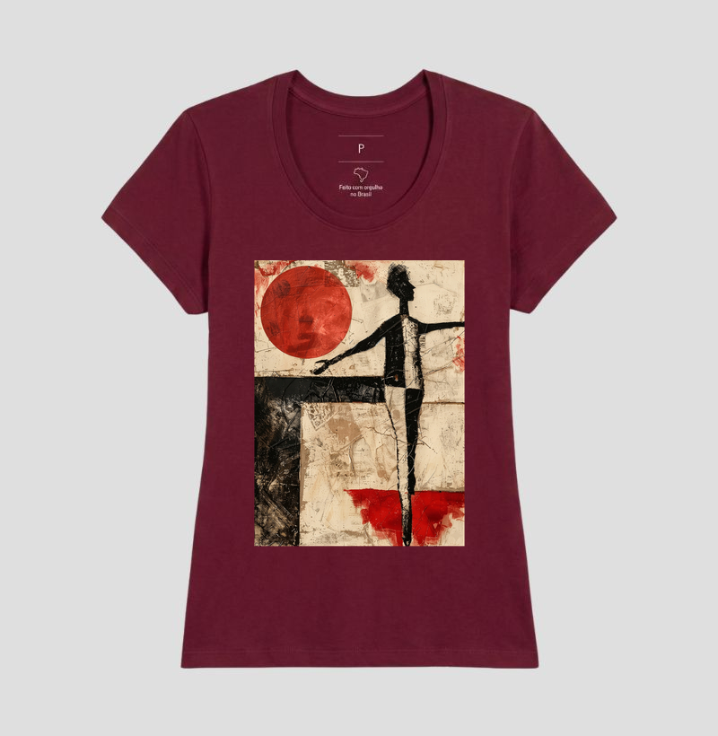 Camiseta Kurt Schwitters Geométrica Sol Vermelho - Imagem 19