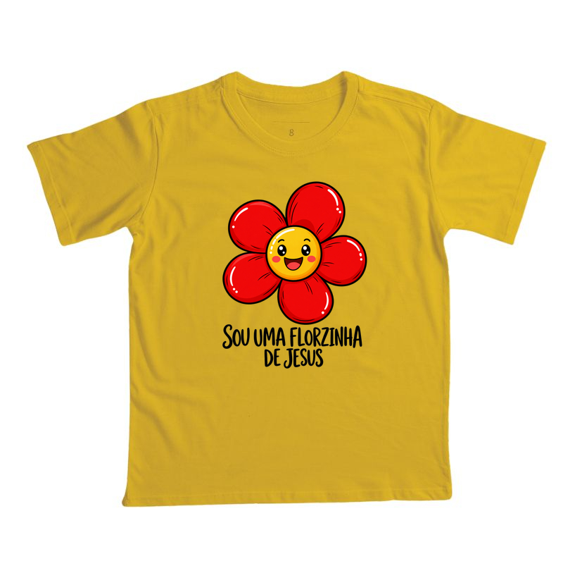 Camiseta Infantil Florzinha de Jesus - Imagem 3