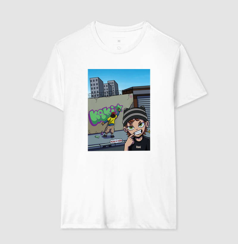 Camiseta Pega a Visão Kaki Regular Fit - Imagem 4