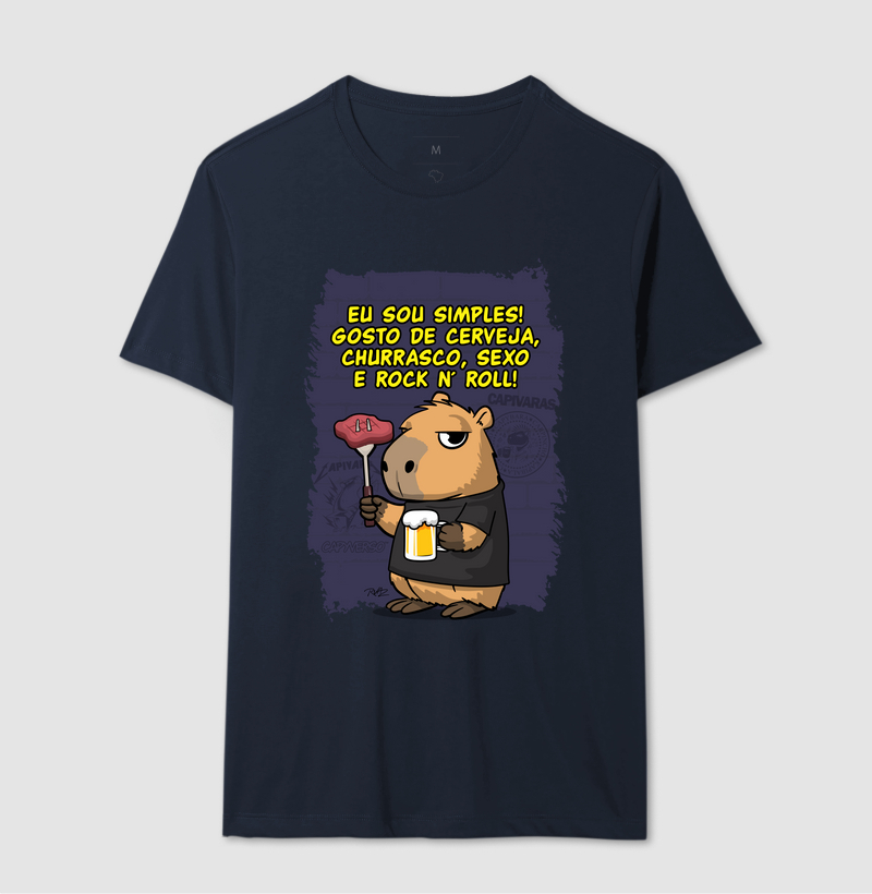 Capivara Rock Simples - Imagem 6