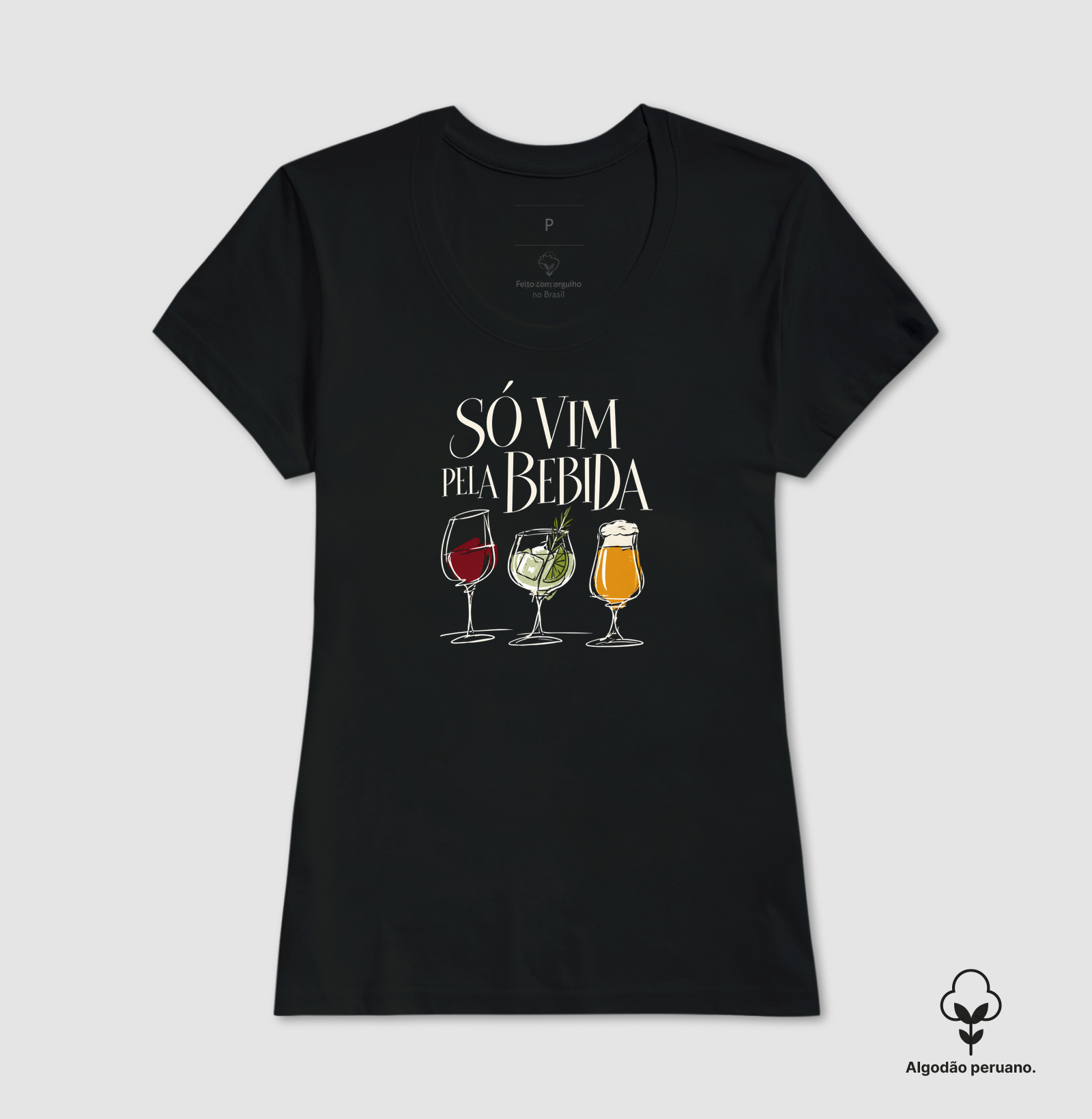 Só vim pela bebida - feminino - Imagem 8