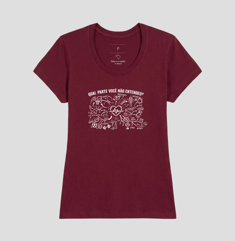 Camiseta Unissex Algodão Qual Parte Você Não Entendeu - Espanhol  - Imagem 19