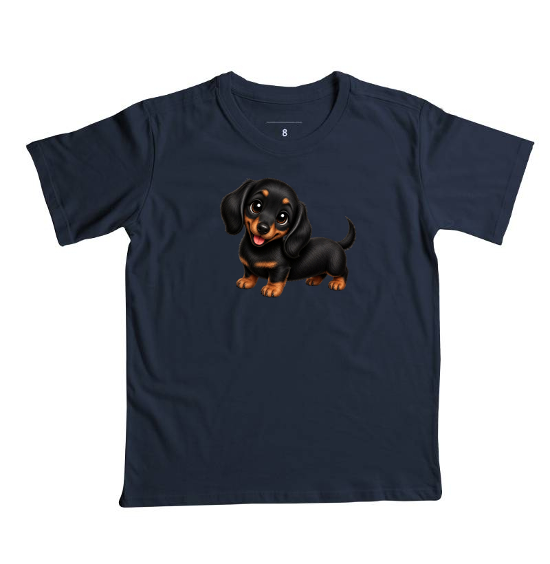 Dachshund Preto - Desenho Animado - Imagem 2