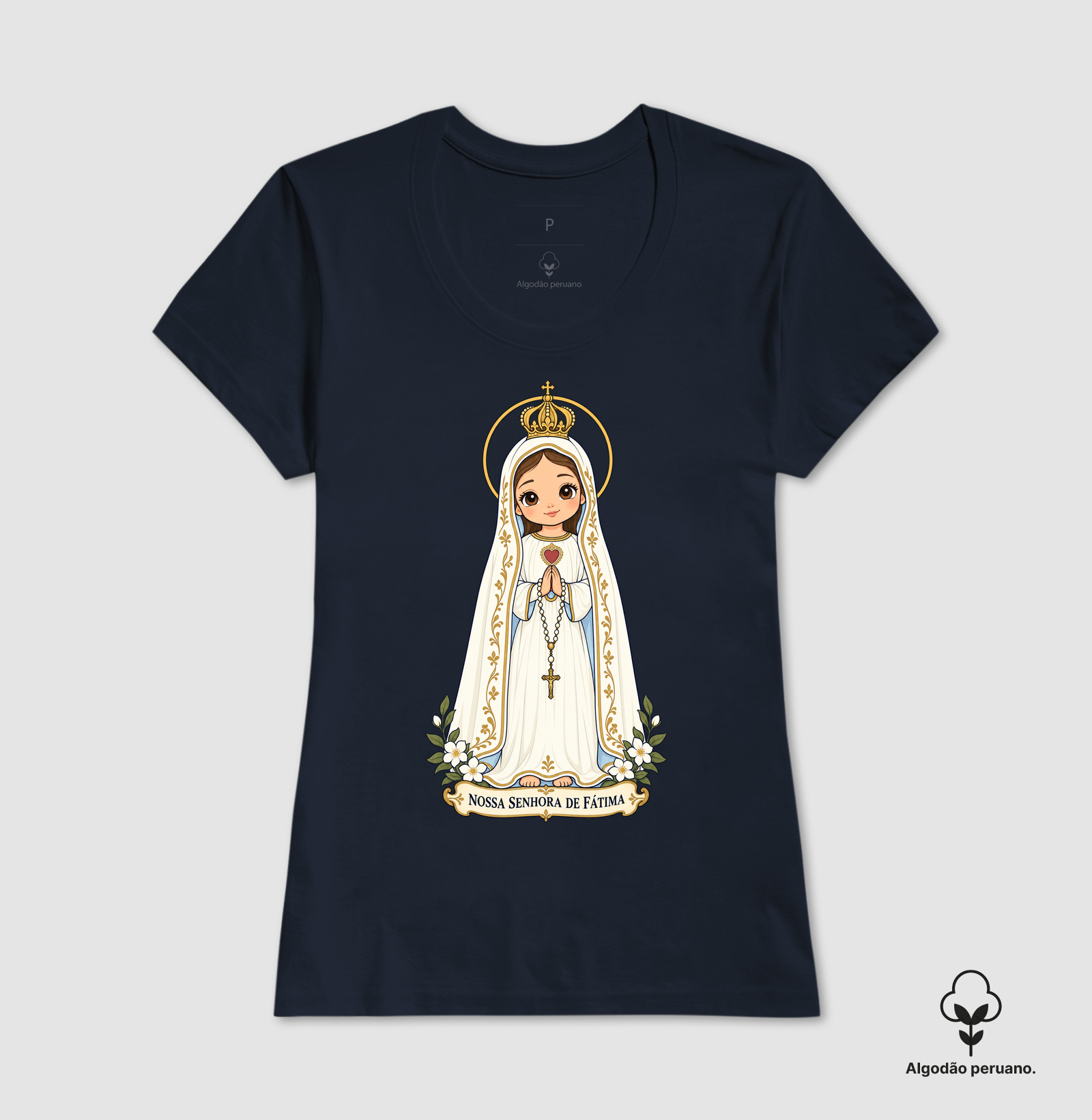 Nossa senhora e Fátima estilo chibi - Imagem 6