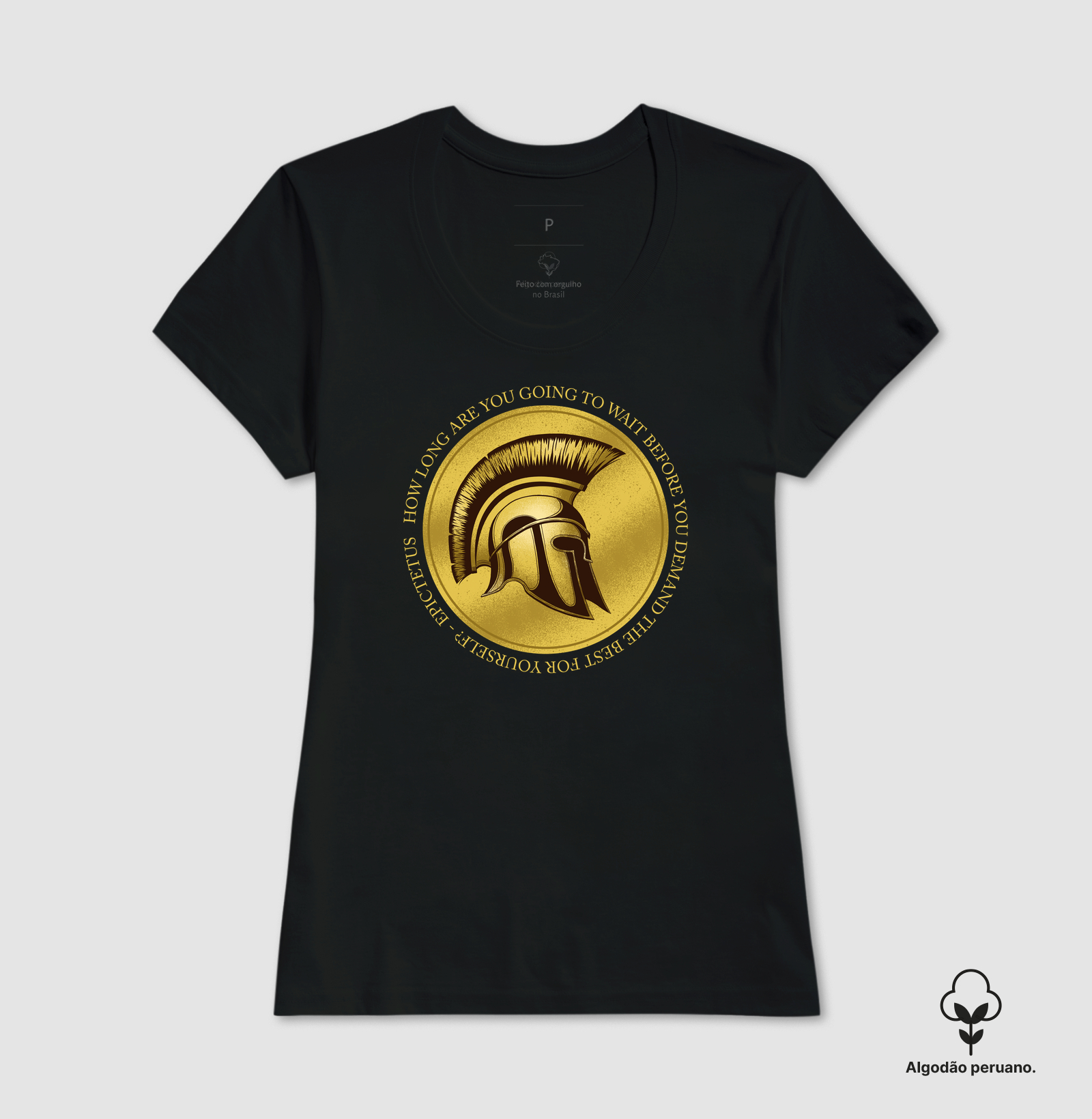 Camiseta Algodão Peruano A Melhor Versão de Si - Imagem 3
