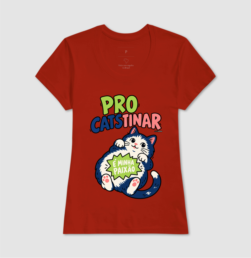 Camiseta Procatstinar É Minha Paixão - Imagem 11