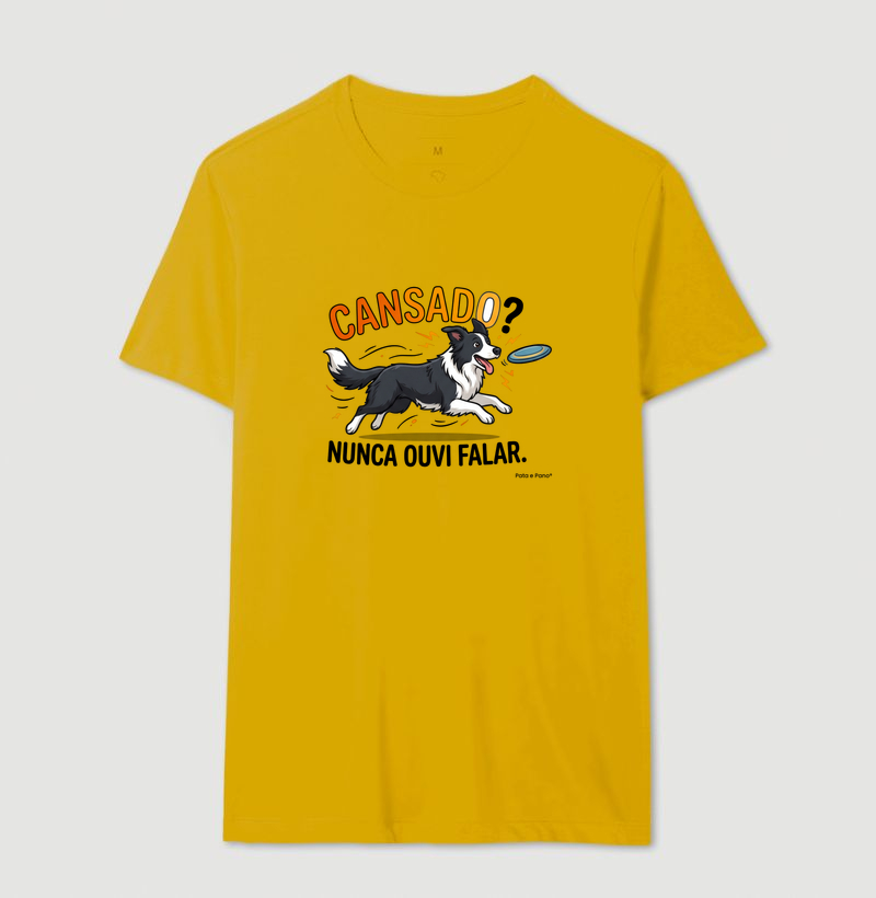 CAMISETA BORDER COLLIE CANSADO - Imagem 6