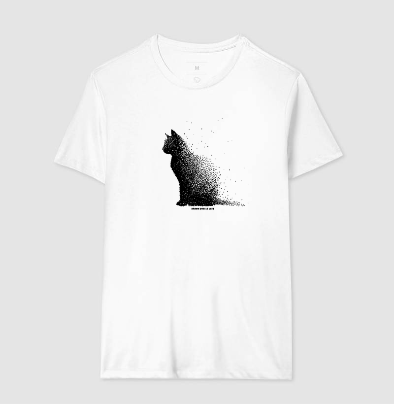 Gato pontilhismo de lado - Imagem 3