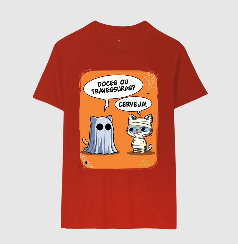 Camiseta Gato Sincero Halloween - Imagem 10