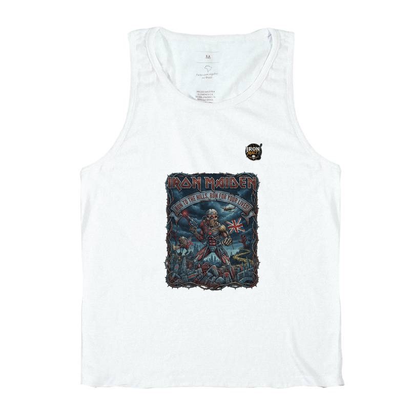 Camiseta Iron Maiden “Run to the Hills” - Imagem 2