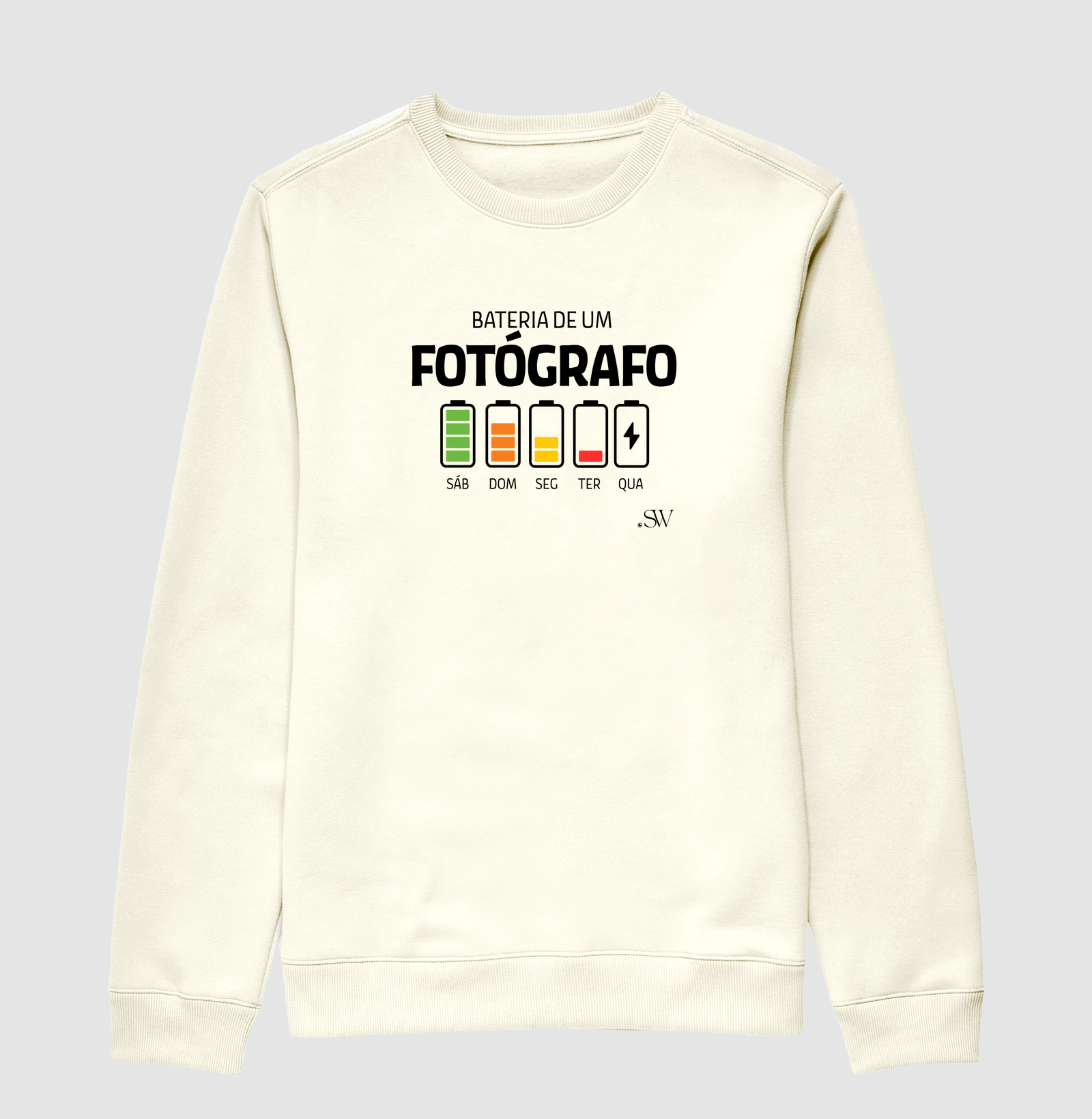 Suéter Moletom Fotógrafo | Shutter 04 Fotografia | Bateria original - Imagem 2