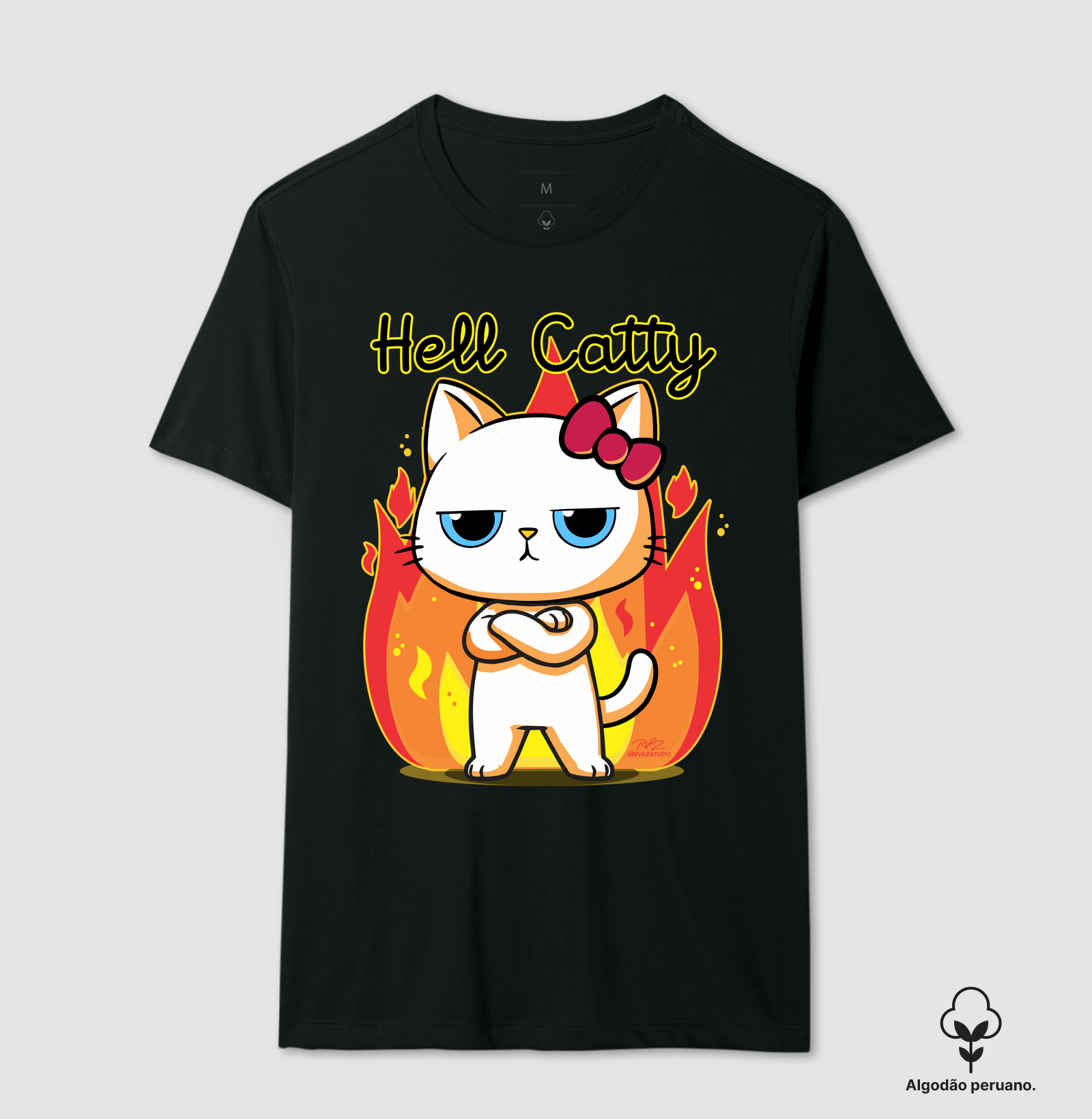 Camiseta Gato Sincero Hell Catty - Imagem 6