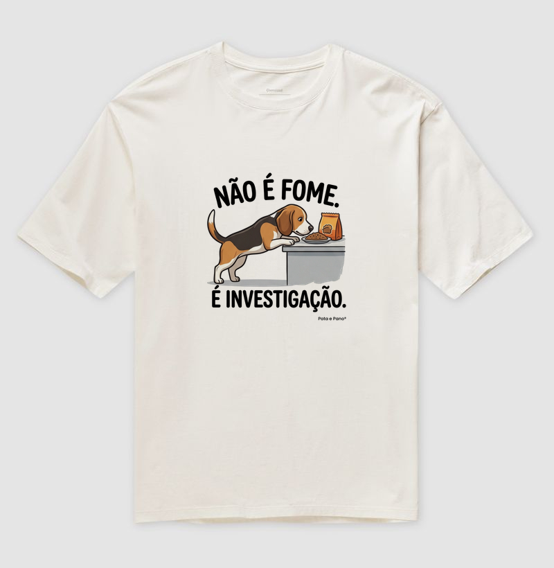 CAMISETA OVERSIZED BEAGLE INVESTIGAÇÃO - Imagem 4
