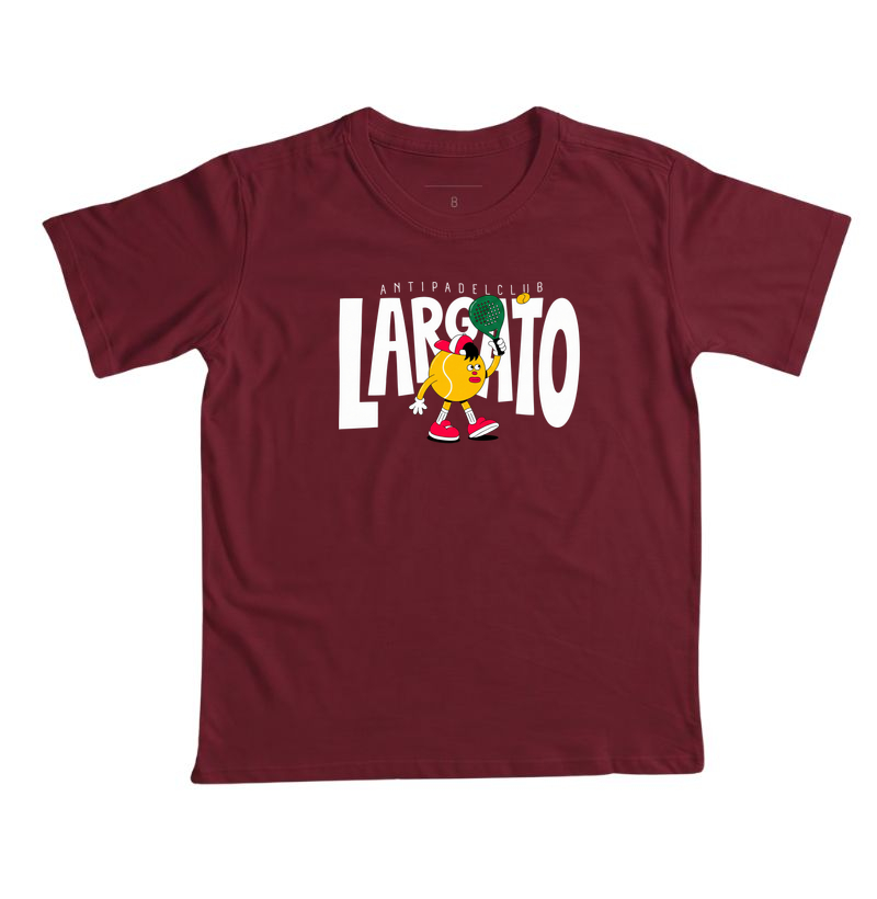 Camiseta Largato Anti Padel Club Mascote Vermelha - Imagem 5