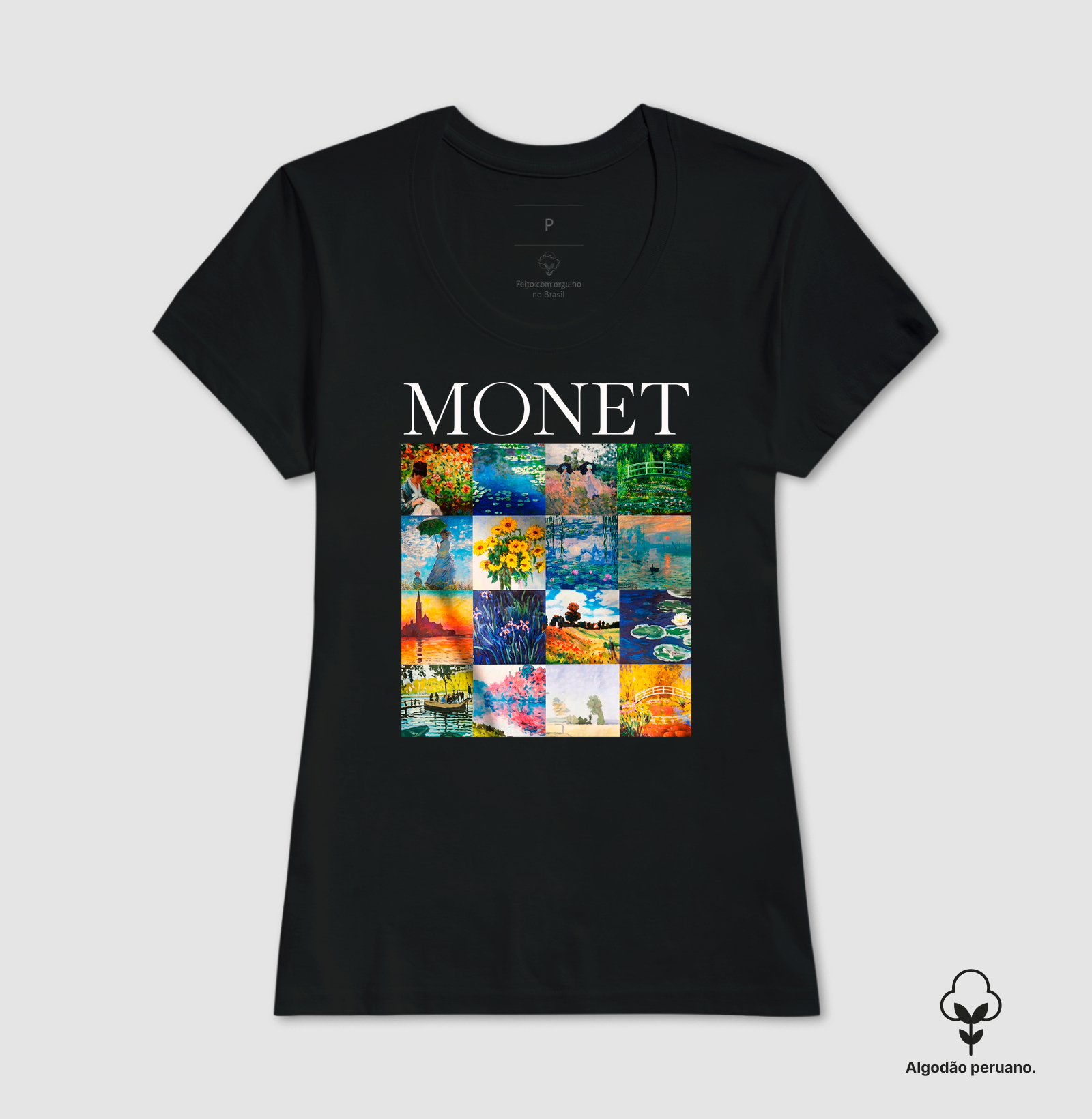 Camiseta Monet Art Collection Algodão Peruano  - Imagem 5