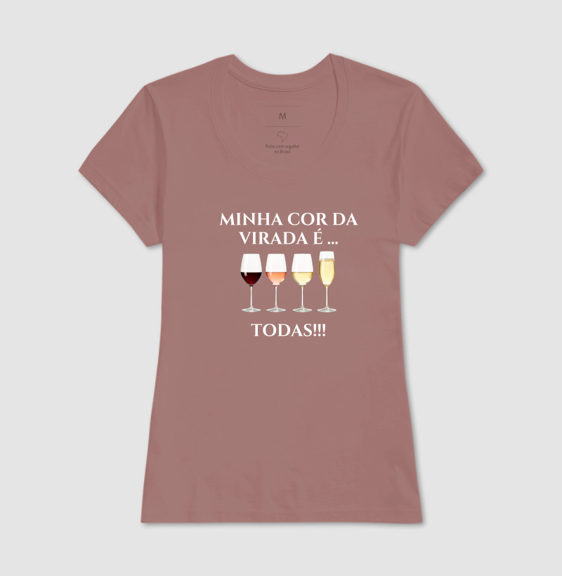  Camiseta Minha Cor da Virada É - Imagem 15