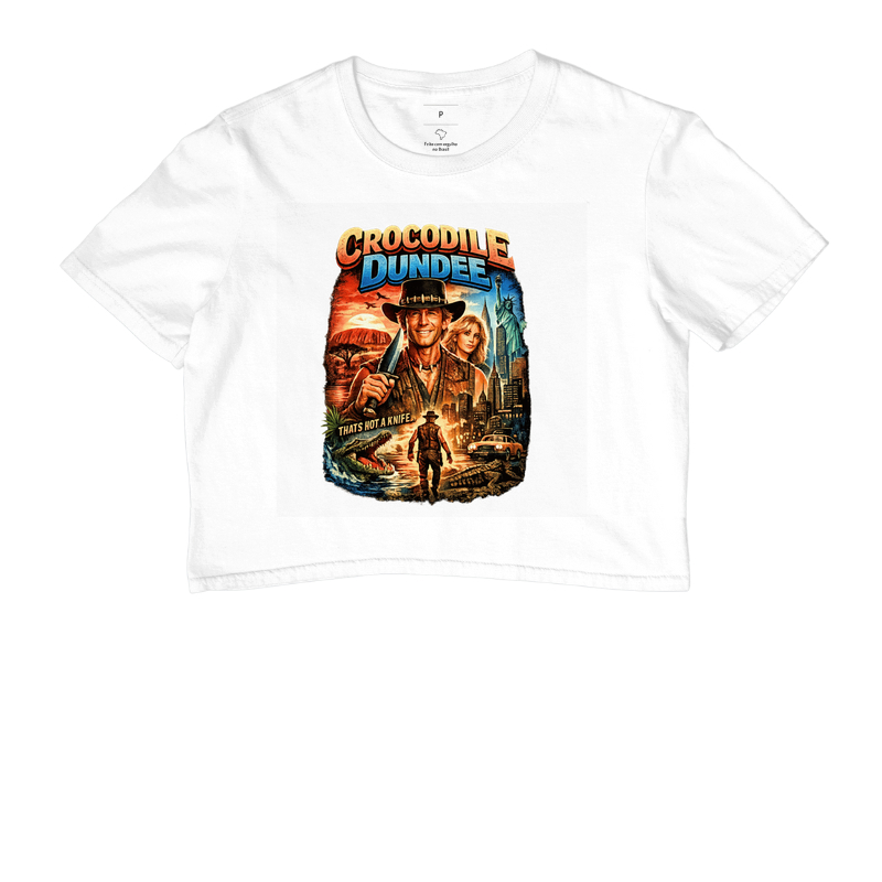 Camiseta Crocodilo Dundee Knife - Imagem 3