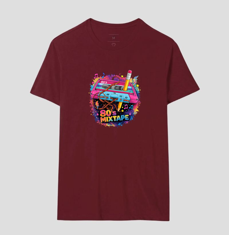 Camiseta Mix Tape Retro - Imagem 18