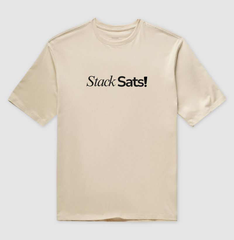 Camiseta Bitcoin Stack Sats - Imagem 3