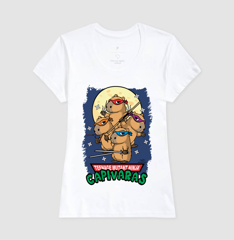 Camiseta Capivaras Ninja - Imagem 5