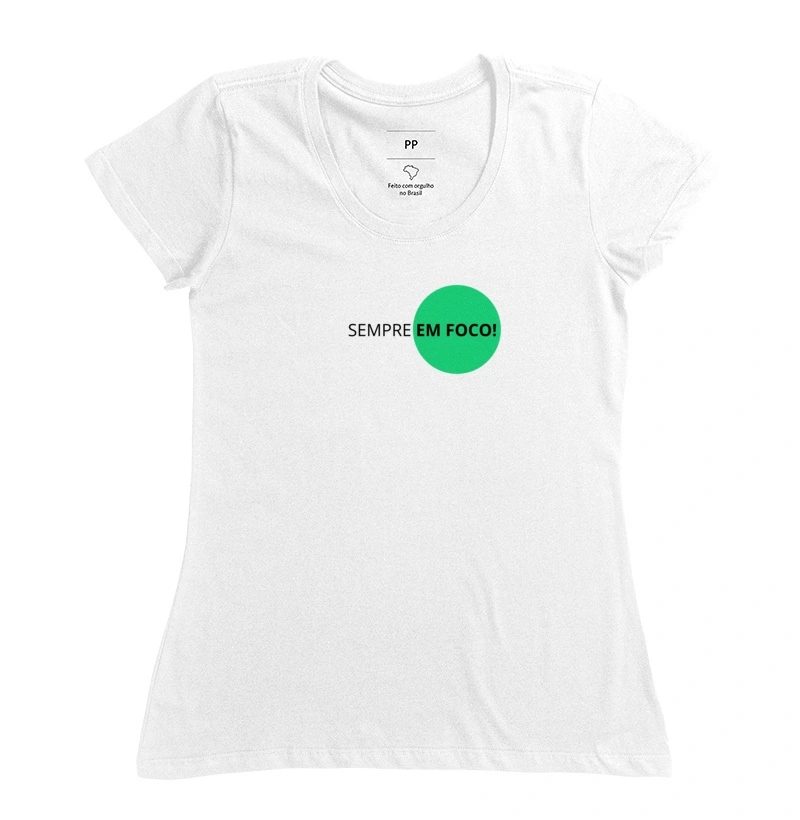 Camiseta sempre em foco - Imagem 5