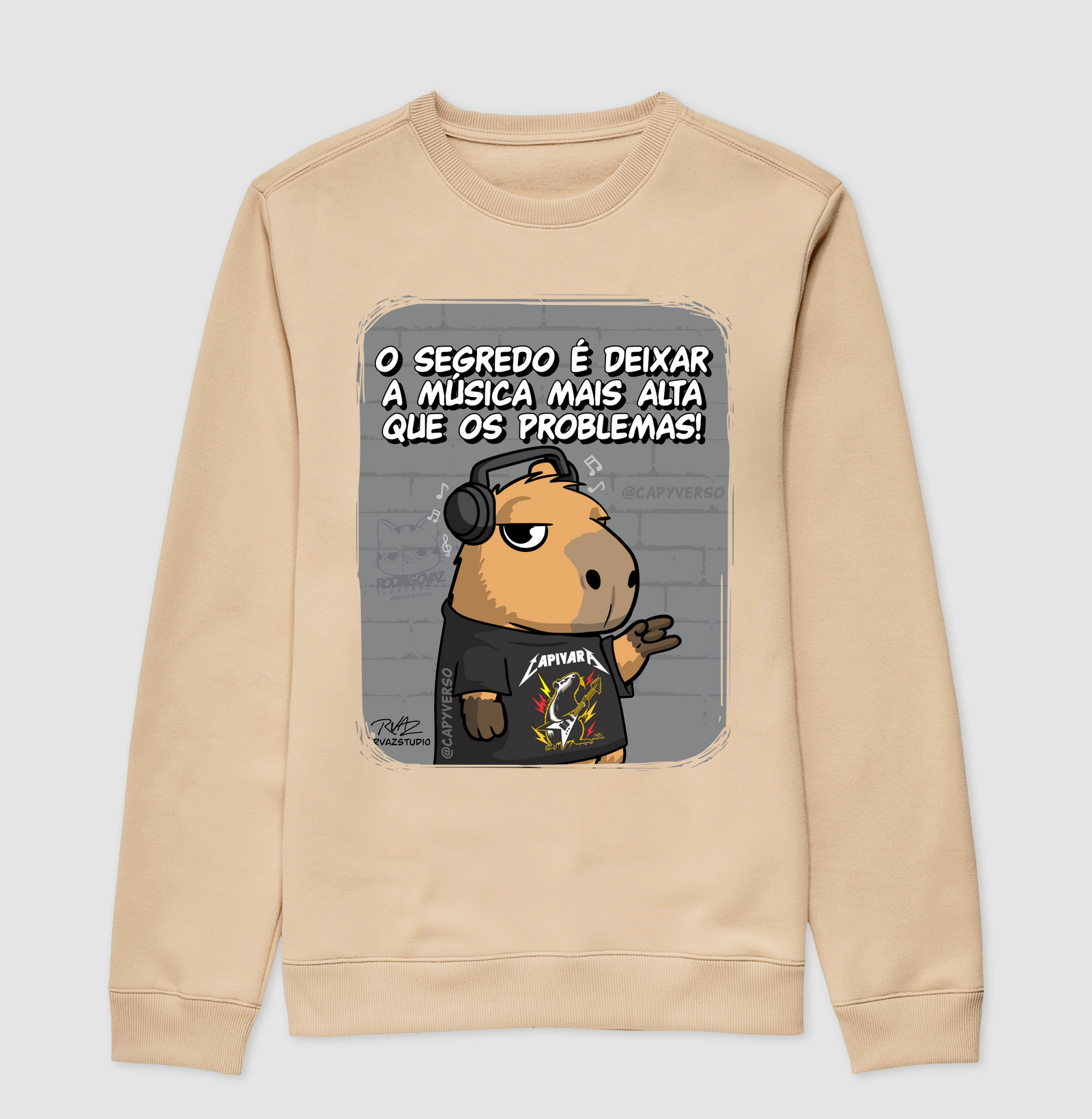 Camiseta Capivara Música - Imagem 3
