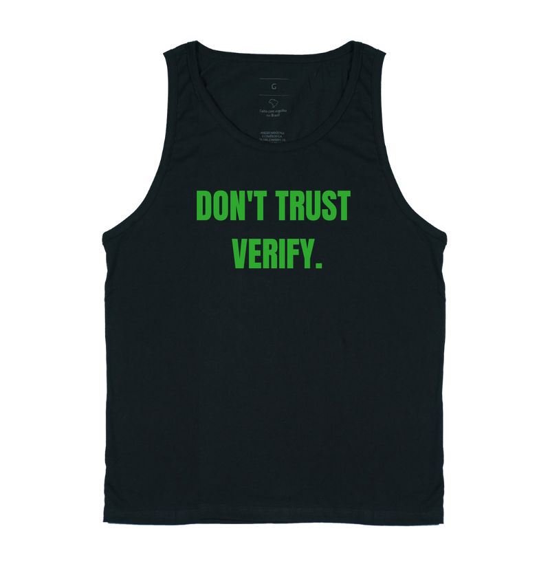 Camiseta Bitcoin Não Confie Verifique - Imagem 3