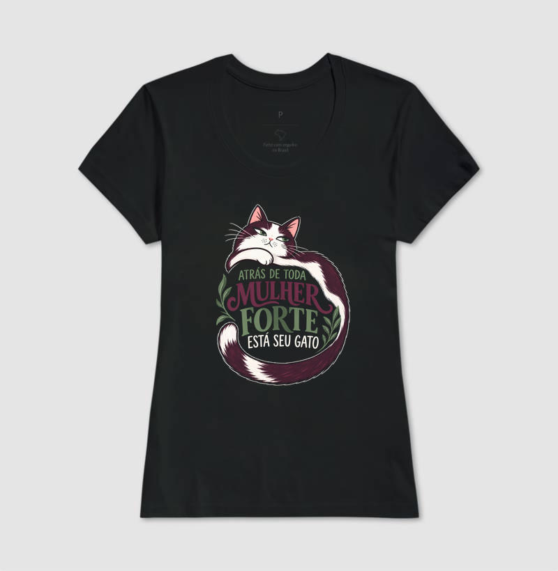 atrás de toda mulher forte está seu gato - Imagem 3