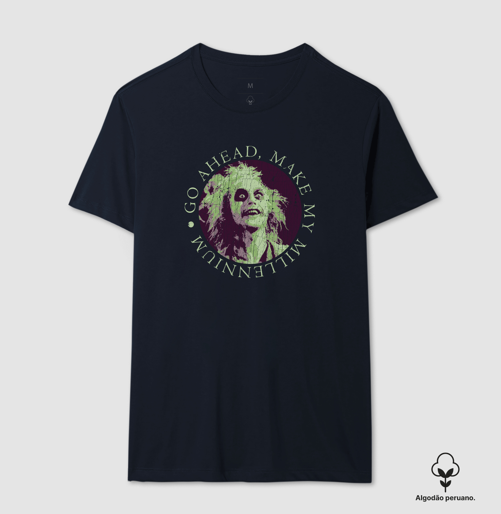 Camiseta Algodão Peruano Me Faz o Milênio - Imagem 4