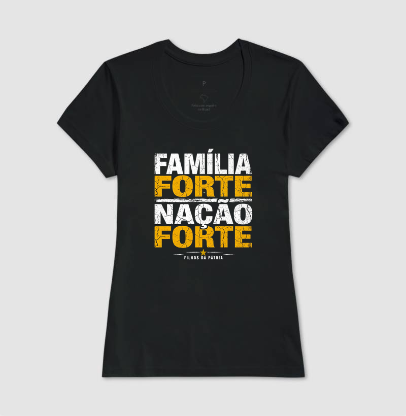 Camiseta Familia Forte Nação Forte |  Filhos da Patria - Imagem 4