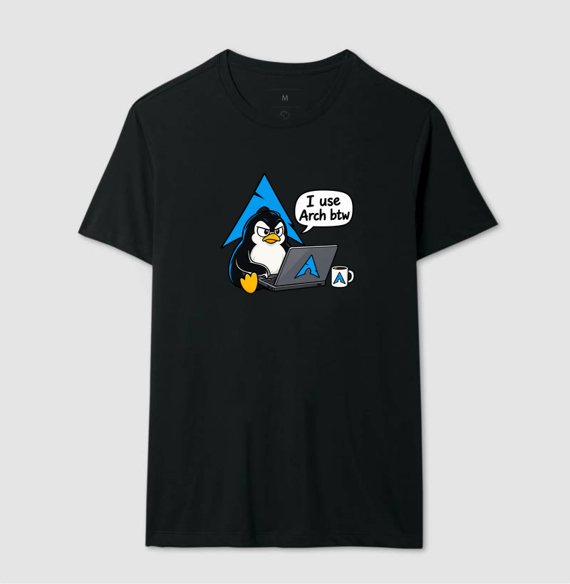I Use Arch BTW — Pinguim Arch Edition - Imagem 2